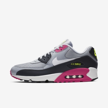 Nike Air Max 90 Essential - Sneakers - Grå/Pink/Hvide | DK-21806